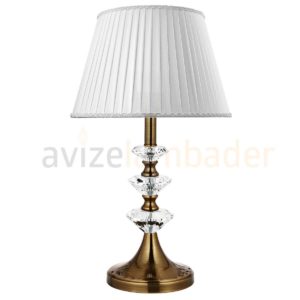 Ayluf Bronz SE-25 Kristal Abajur